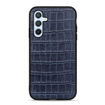 Custodia per telefono in vera pelle con trama di coccodrillo, For Samsung Galaxy A54 5G