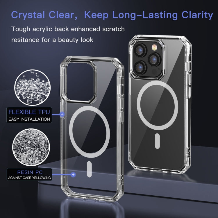 Custodia per telefono Magsafe antiurto per airbag a quattro angoli in TPU, For iPhone 14 Pro Max