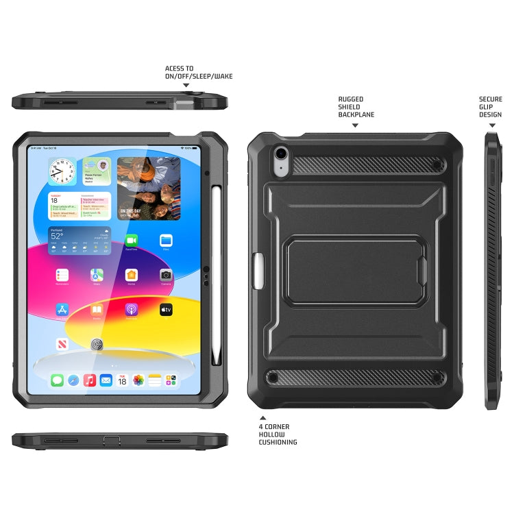 Custodia protettiva per tablet Explorer con protezione per lo schermo e slot per penna, For iPad 10th Gen 10.9 2022, For iPad Air 4 2020/Air 5 2022 10.9, For iPad Pro 11 2022/2021/2020/2018