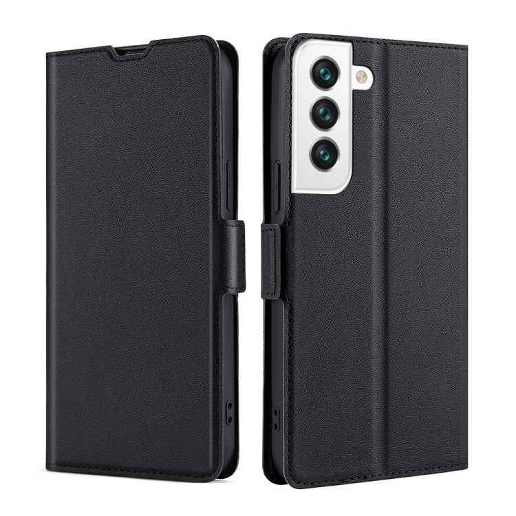 Custodia per telefono in pelle flip orizzontale con fibbia laterale ultrasottile, For Samsung Galaxy S23 Ultra, For Samsung Galaxy A04E, For Samsung Galaxy S23 5G, For Samsung Galaxy S23+ 5G