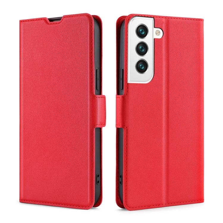 Custodia per telefono in pelle flip orizzontale con fibbia laterale ultrasottile, For Samsung Galaxy S23 Ultra, For Samsung Galaxy A04E, For Samsung Galaxy S23 5G, For Samsung Galaxy S23+ 5G