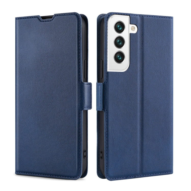 Custodia per telefono in pelle flip orizzontale con fibbia laterale ultrasottile, For Samsung Galaxy S23 Ultra, For Samsung Galaxy A04E, For Samsung Galaxy S23 5G, For Samsung Galaxy S23+ 5G
