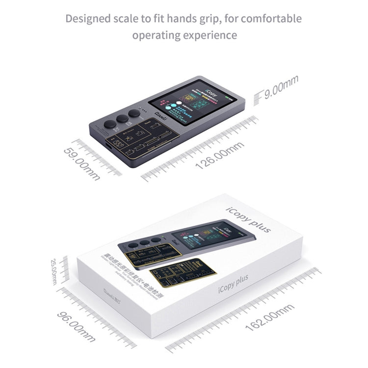 For iPhone 6 - 13 Pro Max Qianli iCopy Plus 2.2 Repair Detection Programmer, Standard Edition, with Battery Board, with Battery Board + Earphone Board, Battery Module