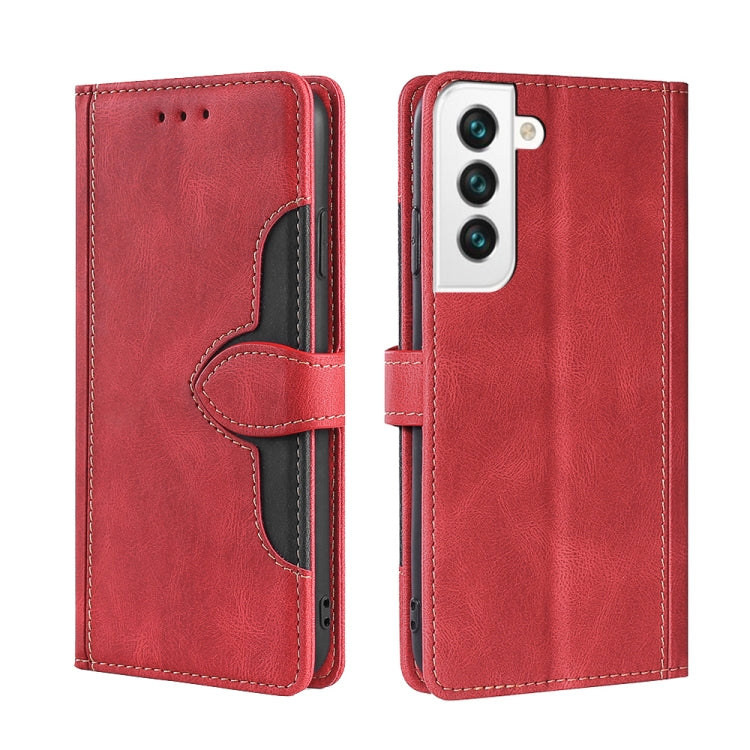 Custodia per telefono in pelle con fibbia magnetica Skin Feel, For Samsung Galaxy S23 5G, For Samsung Galaxy S23 Ultra 5G, For Samsung Galaxy A04E, For Samsung Galaxy S23+ 5G
