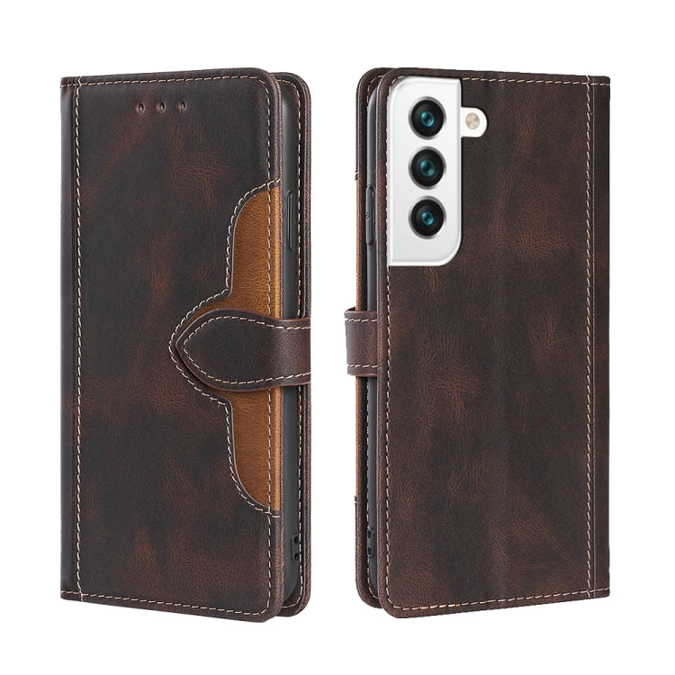 Custodia per telefono in pelle con fibbia magnetica Skin Feel, For Samsung Galaxy S23 5G, For Samsung Galaxy S23 Ultra 5G, For Samsung Galaxy A04E, For Samsung Galaxy S23+ 5G