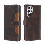 Custodia per telefono in pelle con fibbia magnetica Skin Feel, For Samsung Galaxy S23 5G, For Samsung Galaxy S23 Ultra 5G, For Samsung Galaxy A04E, For Samsung Galaxy S23+ 5G