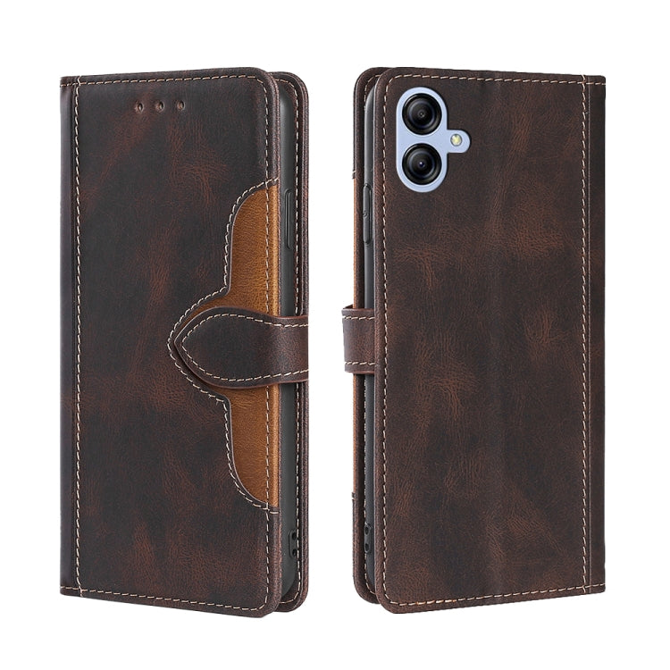 Custodia per telefono in pelle con fibbia magnetica Skin Feel, For Samsung Galaxy S23 5G, For Samsung Galaxy S23 Ultra 5G, For Samsung Galaxy A04E, For Samsung Galaxy S23+ 5G