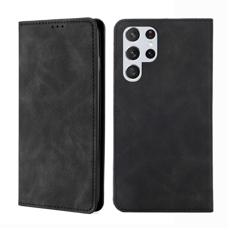Custodia per telefono in pelle con vibrazione orizzontale magnetica Skin Feel, For Samsung Galaxy S23 5G, For Samsung Galaxy S23 Ultra 5G, For Samsung Galaxy A04E, For Samsung Galaxy S23+ 5G