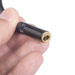 Cavo audio 3,5 mm femmina a doppio XLR maschio 30 cm