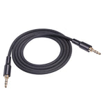 Cavo audio 3,5 mm maschio a maschio 1 metro nero