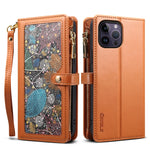 ESEBLE Star Series Lanyard Zipper Wallet Custodia in pelle RFID, For iPhone 14 Pro Max, For iPhone 14 Pro, For iPhone 14, For iPhone 14 Plus, For iPhone 13 Pro Max, For iPhone 13 Pro, For iPhone 13, For iPhone 12 Pro Max