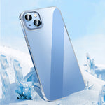 Custodia per telefono PC trasparente in cristallo con chiave in metallo, For iPhone 14, For iPhone 14 Plus, For iPhone 14 Pro, For iPhone 14 Pro Max, For iPhone 13, For iPhone 13 Pro