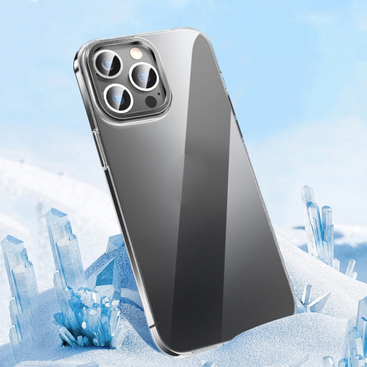 Custodia per telefono PC trasparente in cristallo con chiave in metallo, For iPhone 14, For iPhone 14 Plus, For iPhone 14 Pro, For iPhone 14 Pro Max, For iPhone 13, For iPhone 13 Pro