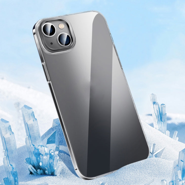 Custodia per telefono PC trasparente in cristallo con chiave in metallo, For iPhone 14, For iPhone 14 Plus, For iPhone 14 Pro, For iPhone 14 Pro Max, For iPhone 13, For iPhone 13 Pro
