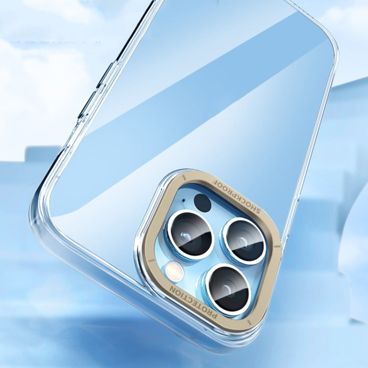 Custodia per telefono PC trasparente in cristallo con chiave in metallo, For iPhone 13 Pro Max