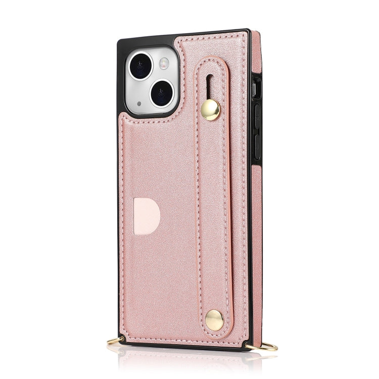 Custodia per cellulare con portacarte con cinturino da polso a tracolla, For iPhone 14, For iPhone 14 Plus, For iPhone 14 Pro, For iPhone 14 Pro Max