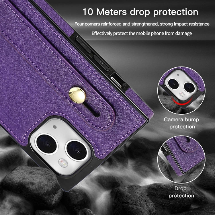 Custodia per cellulare con portacarte con cinturino da polso a tracolla, For iPhone 14, For iPhone 14 Plus, For iPhone 14 Pro, For iPhone 14 Pro Max