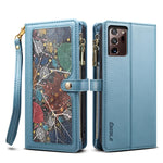 ESEBLE Star Series Lanyard Zipper Wallet Custodia in pelle RFID, For Samsung Galaxy Note20 Ultra, For Samsung Galaxy Note20, For Samsung Galaxy S21 FE 5G, For Samsung Galaxy S21 Ultra 5G, For Samsung Galaxy S21 5G, For Samsung Galaxy S21+ 5G           ...
