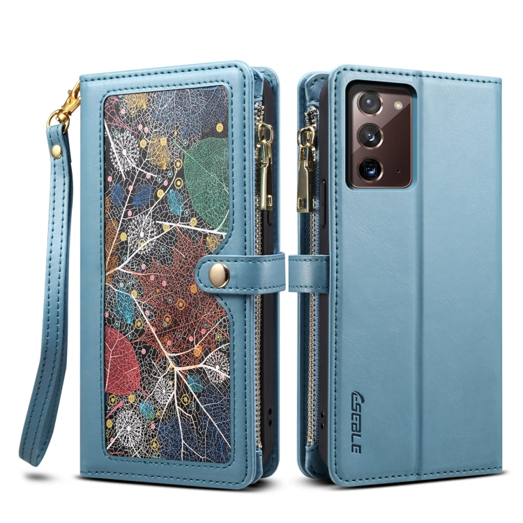 ESEBLE Star Series Lanyard Zipper Wallet Custodia in pelle RFID, For Samsung Galaxy Note20 Ultra, For Samsung Galaxy Note20, For Samsung Galaxy S21 FE 5G, For Samsung Galaxy S21 Ultra 5G, For Samsung Galaxy S21 5G, For Samsung Galaxy S21+ 5G           ...