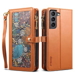 ESEBLE Star Series Lanyard Zipper Wallet Custodia in pelle RFID, For Samsung Galaxy Note20 Ultra, For Samsung Galaxy Note20, For Samsung Galaxy S21 FE 5G, For Samsung Galaxy S21 Ultra 5G, For Samsung Galaxy S21 5G, For Samsung Galaxy S21+ 5G           ...