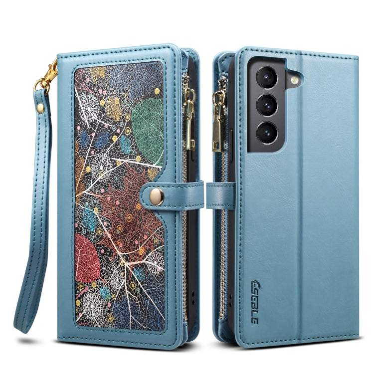 ESEBLE Star Series Lanyard Zipper Wallet Custodia in pelle RFID, For Samsung Galaxy Note20 Ultra, For Samsung Galaxy Note20, For Samsung Galaxy S21 FE 5G, For Samsung Galaxy S21 Ultra 5G, For Samsung Galaxy S21 5G, For Samsung Galaxy S21+ 5G           ...