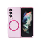 Custodia per telefono magnetica Skin Feel MagSafe, For Samsung Galaxy Z Fold3 5G, For Samsung Galaxy Z Fold4