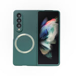 Custodia per telefono magnetica Skin Feel MagSafe, For Samsung Galaxy Z Fold3 5G, For Samsung Galaxy Z Fold4