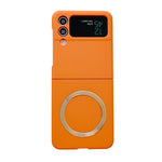 Custodia per telefono magnetica Skin Feel MagSafe, For Samsung Galaxy Z Flip3 5G, For Samsung Galaxy Z Flip4