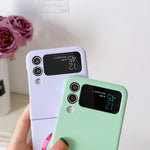 Custodia per telefono magnetica Skin Feel MagSafe, For Samsung Galaxy Z Flip3 5G, For Samsung Galaxy Z Flip4