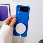 Custodia per telefono magnetica Skin Feel MagSafe, For Samsung Galaxy Z Flip3 5G, For Samsung Galaxy Z Flip4
