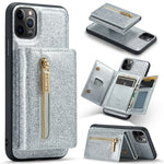 Custodia in pelle DG.MING serie M3 con polvere glitterata, For Google Pixel 6, For Samsung Galaxy S20 FE, For iPhone 11 Pro, For Samsung Galaxy S21 5G, For iPhone 11 Pro Max, For Samsung Galaxy S21 Ultra 5G