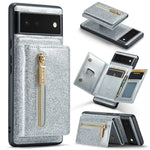 Custodia in pelle DG.MING serie M3 con polvere glitterata, For Google Pixel 6, For Samsung Galaxy S20 FE, For iPhone 11 Pro, For Samsung Galaxy S21 5G, For iPhone 11 Pro Max, For Samsung Galaxy S21 Ultra 5G