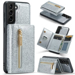 Custodia in pelle DG.MING serie M3 con polvere glitterata, For Google Pixel 6, For Samsung Galaxy S20 FE, For iPhone 11 Pro, For Samsung Galaxy S21 5G, For iPhone 11 Pro Max, For Samsung Galaxy S21 Ultra 5G