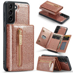 Custodia in pelle DG.MING serie M3 con polvere glitterata, For Google Pixel 6, For Samsung Galaxy S20 FE, For iPhone 11 Pro, For Samsung Galaxy S21 5G, For iPhone 11 Pro Max, For Samsung Galaxy S21 Ultra 5G