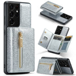 Custodia in pelle DG.MING serie M3 con polvere glitterata, For Google Pixel 6, For Samsung Galaxy S20 FE, For iPhone 11 Pro, For Samsung Galaxy S21 5G, For iPhone 11 Pro Max, For Samsung Galaxy S21 Ultra 5G