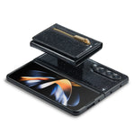 Custodia in pelle DG.MING serie M3 con polvere glitterata, For Samsung Galaxy Z Fold3 5G, For Samsung Galaxy Z Fold4 5G