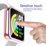 Custodia protettiva per orologio cavo in TPU con pellicola protettiva, For Xiaomi Redmi Watch 2
