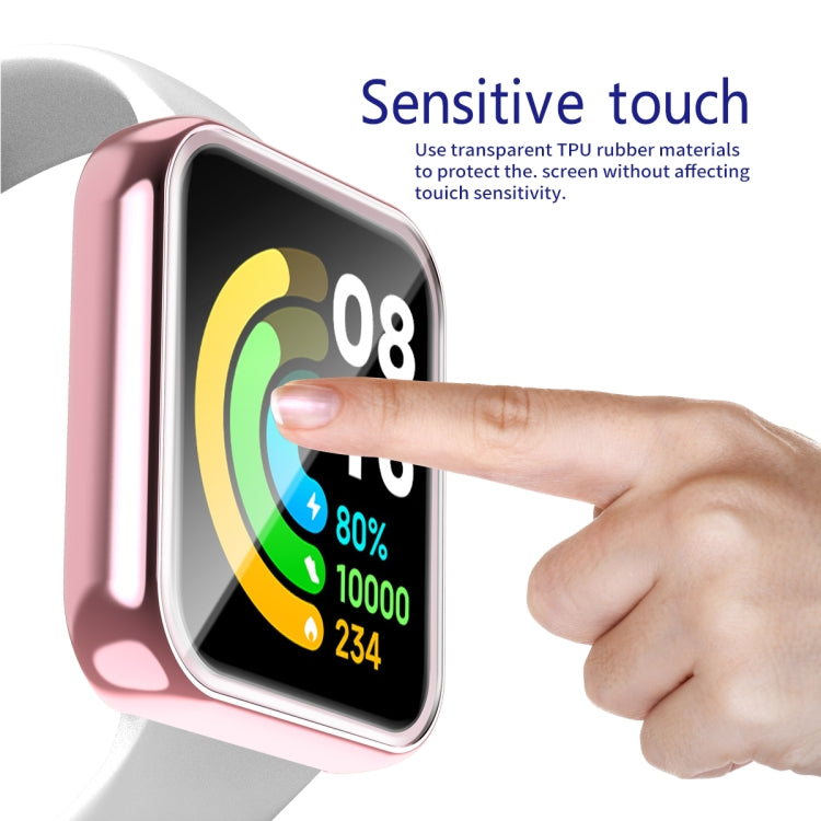Custodia protettiva per orologio cavo in TPU con pellicola protettiva, For Xiaomi Redmi Watch 2