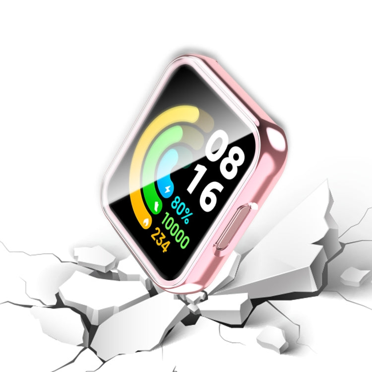 Custodia protettiva per orologio cavo in TPU con pellicola protettiva, For Xiaomi Redmi Watch 2