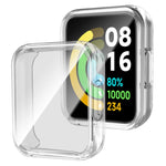 Custodia protettiva per orologio cavo in TPU con pellicola protettiva, For Xiaomi Redmi Watch 2