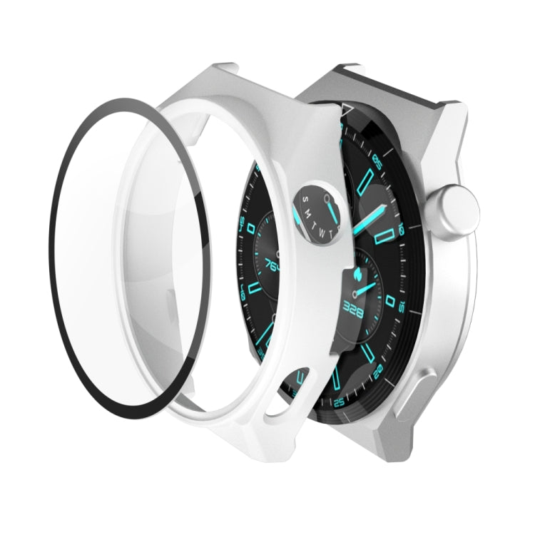 Cornice per PC 2 in 1 + custodia protettiva per orologio con pellicola in vetro temperato, For Huawei GT3 Pro 46mm