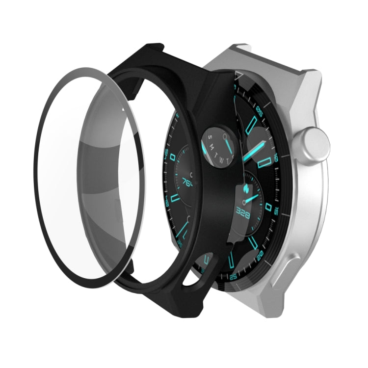 Cornice per PC 2 in 1 + custodia protettiva per orologio con pellicola in vetro temperato, For Huawei GT3 Pro 46mm
