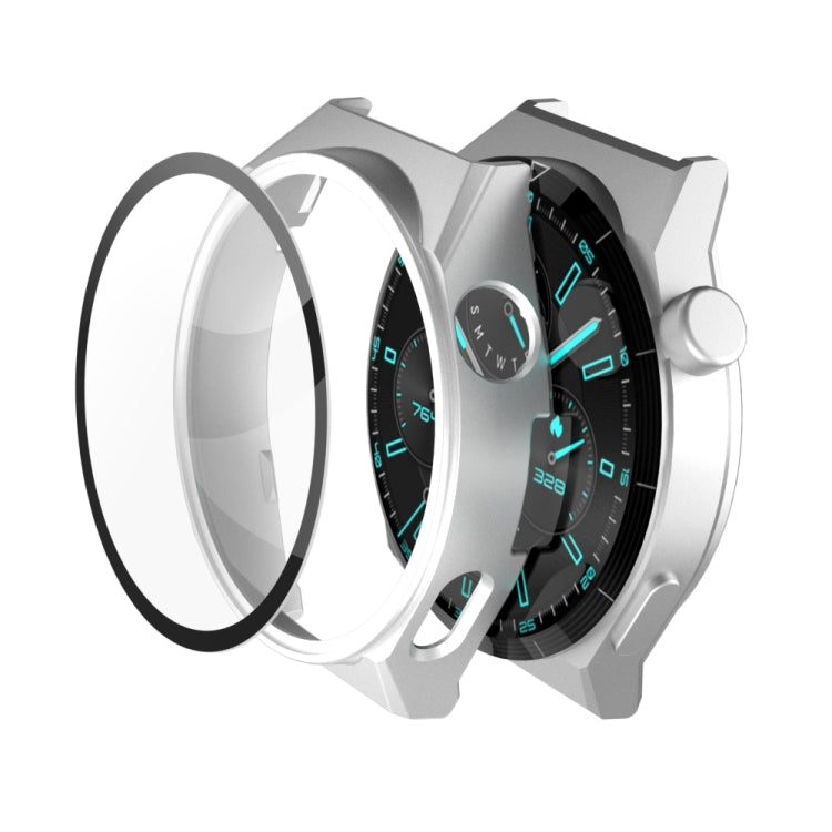 Cornice per PC 2 in 1 + custodia protettiva per orologio con pellicola in vetro temperato, For Huawei GT3 Pro 46mm