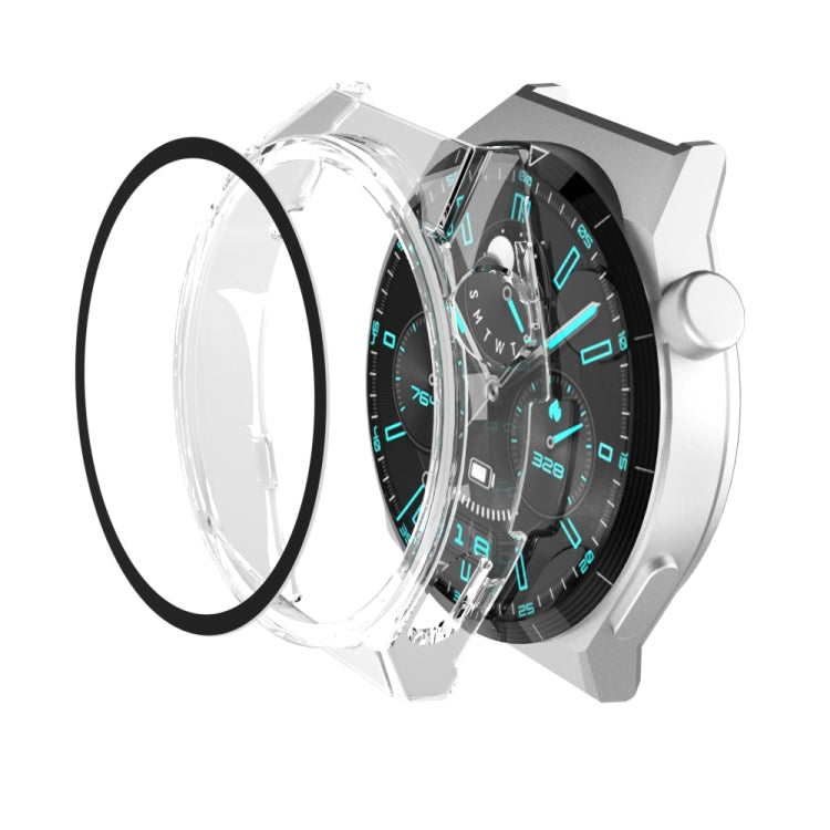 Cornice per PC 2 in 1 + custodia protettiva per orologio con pellicola in vetro temperato, For Huawei GT3 Pro 46mm