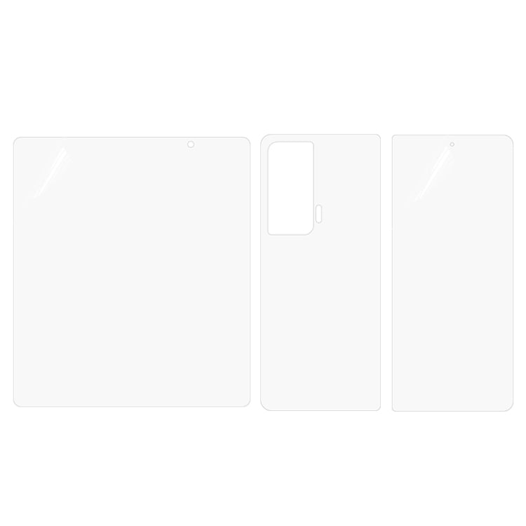 Protezione schermo intero Pellicola idrogel antideflagrante Schermo anteriore + grande + posteriore, For Honor Magic Vs(Front+Big+Back Screen)