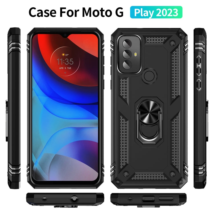 Custodia per telefono antiurto in TPU + PC con supporto, For Motorola Moto G Play 2023, For Xiaomi 12T / 12T Pro