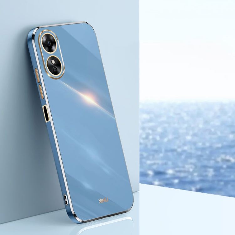 Custodia per telefono in TPU con bordo in oro con placcatura 6D XINLI, For OPPO Find X5, For OPPO Find X5 Pro, For OPPO A17