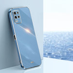 Custodia per telefono in TPU con bordo in oro con placcatura 6D XINLI, For OPPO K9x, For OPPO K10, For OPPO K10 Pro