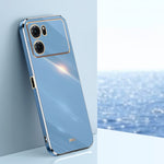 Custodia per telefono in TPU con bordo in oro con placcatura 6D XINLI, For OPPO K9x, For OPPO K10, For OPPO K10 Pro