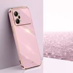 Custodia per telefono in TPU con bordo in oro con placcatura 6D XINLI, For OPPO K9x, For OPPO K10, For OPPO K10 Pro